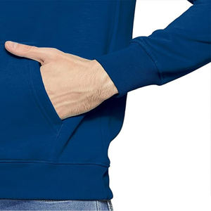 Ventes chaudes, prix bas, bonne qualité, manches longues, couleur unie, impression numérique, logo personnalisé, design, sweat-shirt en molleton 100% coton pour homme, hiver - Product Image 3