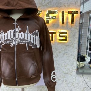 Nouvel arrivage, meilleur prix, sweat à capuche zippé le plus demandé, imprimé d'usine, sweat à capuche fabriqué à bas prix pour hommes - Product Image 5