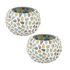 ที่ใส่เทียนโมเสคแก้วคุณภาพสูงทำด้วยมือสไตล์ใหม่ไม่ซ้ำใครสำหรับงานแต่งงานและตกแต่งบ้านสำหรับงานเลี้ยง - Product Image 6