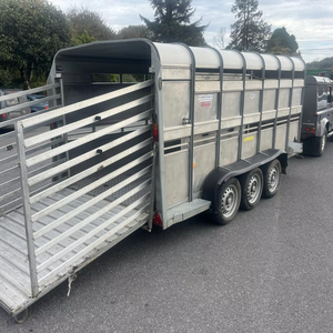 Livraison Rapide Remorque Agricole pour Bétail 14 pieds 7x12 7x14 6x12 6x14 Remorque Agricole Robuste Meilleure Offre Promotionnelle - Product Image 1