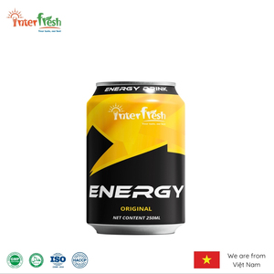 Boissons énergisantes Interfresh 250 ml saveur originale du Vietnam, emballage en boîte, fabricant et fournisseur en gros - Product Image 2