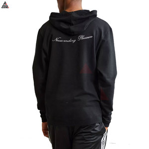 Service OEM personnalisé Sweat à capuche en molleton 100% coton léger et respirant pour homme Broderie Streetwear d'hiver Coupe régulière Services OEM - Product Image 2