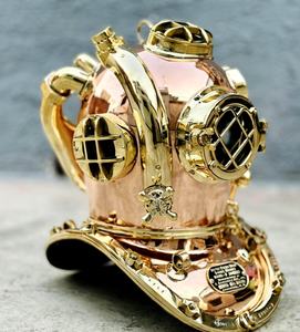 Casco DE BUCEO Navy Mark V | Casco náutico para buzos de aguas profundas Casco DE BUCEO ANTIGUO de gran calidad - Product Image 1