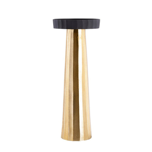 Gold <b>Pillar</b> <b>Candle</b> Holder for Home Decoration Unique Design Gold Finished Handmade T Light <b>Candle</b> Holder <b>Pillar</b> for Living Room - Product Image 1