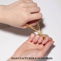 Pince à cuticules incurvée ultra précise tondeuse à peaux mortes coupe-circuit pédicure manucure outils pour bébé adulte doigt outil de beauté