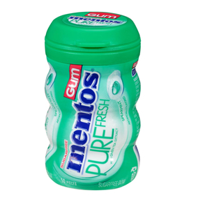 Mentoss Pure White Mint Goma de mascar sin azúcar con xilitol 50 piezas (paquete de 6) - Product Image 4