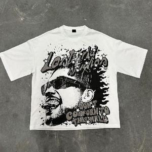 เสื้อยืดคัสตอมคุณภาพสูง สตรีทแวร์ ผ้าฝ้ายทรงโอเวอร์ไซส์ ทรงเข้ารูป เสื้อยืดเนื้อหนา พิมพ์ลายคุณภาพสูง เสื้อยืดผู้ชาย - Product Image 2