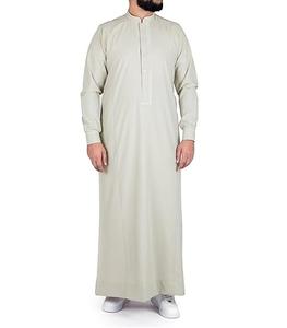 Arabic <b>Kaftan</b> Jubbah <b>for</b> Men 100% Cotton Muslim Fashion Clothing Direct Factory <b>Sale</b> Men Thobe Jubbah - Product Image 6
