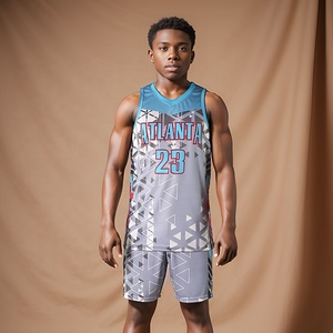 Nouveau style de maillot de basket-ball personnalisé, impression par sublimation, respirant, antibactérien, grande taille, absorbant la transpiration, sans manches, pour équipe - Product Image 5