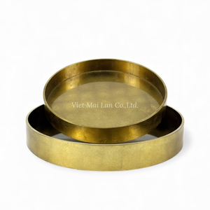 ถาดเคลือบเงาทำมือสไตล์โมเดิร์น ลายทองคำเปลว ดีไซน์ยืดหยุ่น สำหรับเสิร์ฟอาหารและตกแต่งบ้าน จากเวียดนาม - Product Image 4