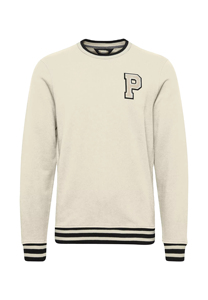 High Quality Custom Embroidery Print Cotton Plain Crewneck Cotton Blended Sweatshirt for <b>Men</b> ODM Wholesale Supply - Product Image 2