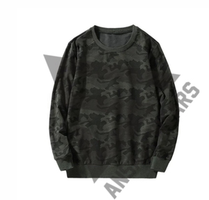 Custom Men's Cotton <b>Sweatshirt</b> with Long Sleeve crewNeck Color Logo <b>Work</b> for winter Comfort casual Wear - Product Image 3