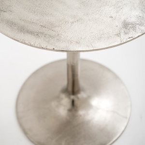 Mesa auxiliar de aluminio de diseño clásico de lujo, mesa redonda de aluminio fundido hecha a mano para muebles de sala de estar y dormitorio - Product Image 2