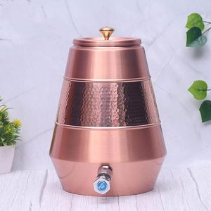 Half Hammered Design Pure Copper <b>Water</b> Dispenser For Home Hotel Office Restaurant in Wholesale Price - Product Image 3