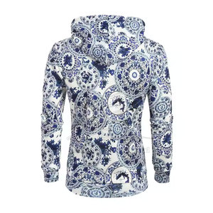 Sudaderas con Capucha Sublimadas de Alta Calidad de Marca Privada, Sudaderas de Invierno Sólidas 100% Poliéster, Transpirables, Personalizadas para Hombre - Product Image 3