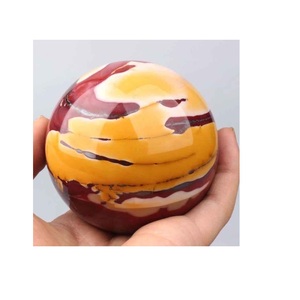ลูกบอลคริสตัลทรงกลม mookaite Jasper สำหรับการทำสมาธิบำบัดทางจิตวิญญาณ - Product Image 1