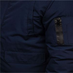 Custom Men's Hooded Bubble Puffer Jacket Comfortable and Stylish <b>Winter</b> Warm <b>Coat</b> <b>Thick</b> Outdoor Down Jacket Canvas Fabric - Product Image 5