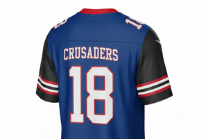 Maillot de football américain pour hommes |   T-shirt de joueur à manches courtes en maille respirante |   100% polyester |   Service OEM de personnalisation et d'impression d'équipements d'équipe - Product Image 4