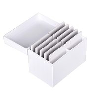 10 couches acrylique faux cils boîte de rangement cils colle porte-palette conteneur fermé emballé cils outil et accessoires