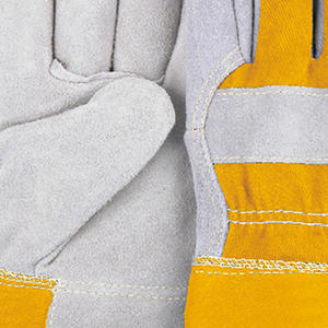 Gants de travail en cuir pour échelleur, en cuir pleine fleur, épaisseur 8 mil, pour la manutention et le rigging, épaisseur 6 mil - Product Image 6