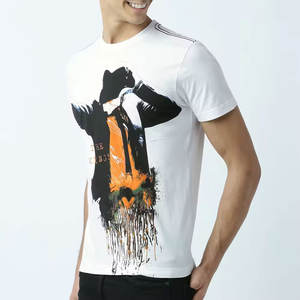 เสื้อยืดคอกลมแขนสั้นพิมพ์ลายสกรีน  รับสกรีนโลโก้  ทรงเข้ารูปสำหรับผู้ชาย - Product Image 2