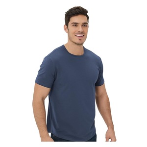 Vente en gros de t-shirts pour hommes à col rond, de couleur unie, à la mode, à bas prix, design personnalisé, t-shirts décontractés à manches courtes pour hommes - Product Image 5