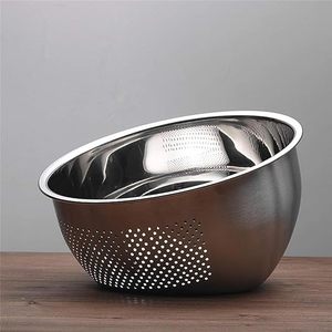 Customizable Stainless Steel <b>Colander</b> With Smooth Surface Ensuring Easy Cleaning And Hygiene For Regular Food Prep - Product Image 2