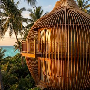 Moderna Villa Prefabricada Circular, Hotel Resort, Casa de Huéspedes con Jardín, 2026, Fácil Montaje, Casa Contenedor Redonda para <span class=keywords><strong>Turismo</strong></span> - Product Image 3