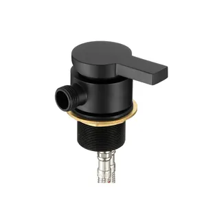 Hot Cold Water Mixer Valve For Bathroom G1/2" Basin Faucet Shower Head Wash Hair Tap Mixing Valve For Shower Room