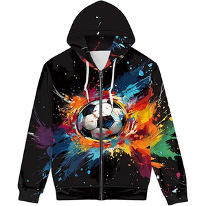 Men <b>Plus</b> Size Printed Hoodie Custom Pullover with Kangaroo Pocket for Casual Sports Wear and Street Fashion - Product Image 6