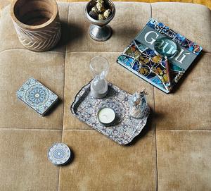 Plateau de service en bois MDF avec revêtement émaillé, design, hôtels et restaurants, articles de cuisine, plateau de table, haute qualité - Product Image 6