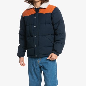 Veste matelassée à bulles pour hommes, décontractée, confortable, élégante, coupe ajustée, chaude, manteau à capuche, fermeture éclair, vente en gros en usine - Product Image 1