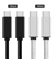 Câble USB Type-C vers Type-C de haute qualité, vente en gros d'usine, 1M 5A 100W, charge rapide pour téléphone portable - Vente en gros