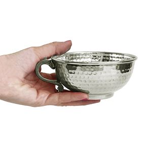 Bol en cuivre blanc pour servir Ayran, carafe à pichet martelé à la Machine à lait au beurre Pinarbasi, vaisselle, Design authentique, Durable - Product Image 4