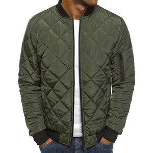 Wholesale High Quality Custom Men'<b>s</b> Hip Hop Bomber Men <b>Jacket</b> Stand Collar Winter Collection Fabric Winter <b>Jacket</b> for Man - Product Image 1