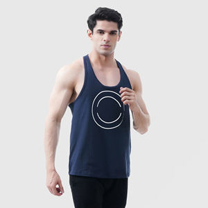 En gros Personnalisé XL Fitness Respirant Coton Bambou Séchage Rapide Tricoté Débardeur Joggers Hommes Casual Gym Singlet Offre Spéciale Sports - Product Image 3