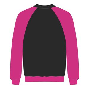 Delta Psi Rho Sorority Raglan manica felpa girocollo in cotone nero Poly fondente anno 2020 maglione stile greco Casual abbigliamento - Product Image 3