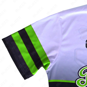 Blaze Fight Wear Custom 100% algodón Softball Jerseys de alto rendimiento para hombres cuello estampado transpirable de secado rápido camisetas para hombres - Product Image 6