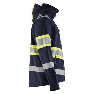 Chaqueta de Seguridad Transpirable e Impermeable con Cuello Alto y Estampado de Letras para Trabajadores de la Construcción, Personalizable, de Alta Calidad - Product Image 3