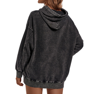 Ropa profesional Sudaderas con capucha para mujer Buena calidad Diseño personalizado Básicos Algodón Mezclado Comfort Fit Sudaderas con capucha para mujer - Product Image 2