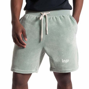 Nouveauté Short de jogging vintage pour homme, délavé à l'acide, coupe ample 100% coton, vente en gros sur mesure - Product Image 1