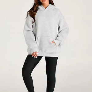 Nouveaux sweats à capuche en molleton de coton écologique de haute qualité, sur mesure, pour femmes, grandes tailles, service OEM, hiver - Product Image 1