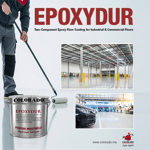 Résine époxy liquide Colorado Epoxydur, revêtement de sol industriel pour usage intérieur, application au pinceau, revêtement pour bâtiments - Product Image 2