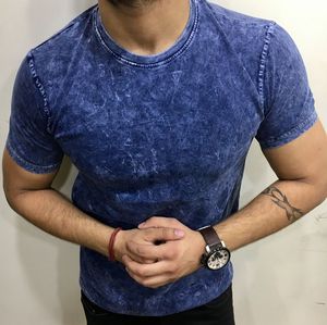 เสื้อยืดคอกลมสำหรับผู้ชายวินเทจผ้าคอตตอนไซส์ใหญ่พิเศษเสื้อยืดผ้าถักจากบังคลาเทศ - Product Image 3