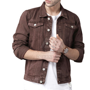 Chaqueta vaquera de invierno para hombre de manga larga recién llegada de fabricación de fábrica, chaqueta vaquera de invierno para hombre al por mayor personalizada - Product Image 1