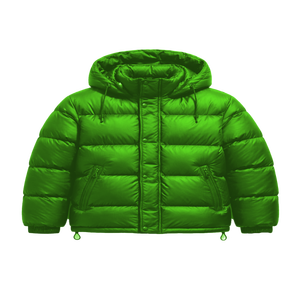 Chaqueta Acolchada Informal Unisex para Invierno, con Capucha y Cuello Alto, Tallas XS a 6XL, Aislante, Impermeable, Ecológica, Abrigo de Burbujas, OEM Frontal - Product Image 5