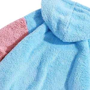 Wholesale <b>Men's</b> Black <b>Hoodie</b> Fur <b>Sherpa</b> Fleece 100% Cotton Winter Oversized High Quality Comfortable Breathable Reasonable Price - Product Image 3