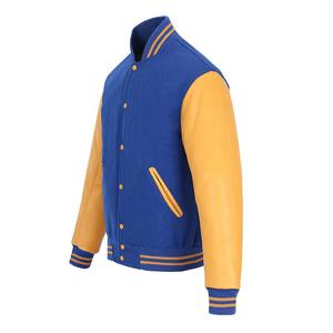 Vestes de baseball de style classique de haute qualité pour hommes uniforme de sport décontracté saison d'automne veste universitaire de couleur assortie - Product Image 3