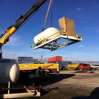 Estación de Gas LPG de 5m3 de Capacidad, Bomba Acoplada de 6 Etapas, Motor Antiexplosivo de 4KW, 1 Boquilla Elipsoidal, Material 2A P355 GH/NH, 18/26 bar