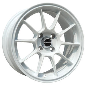 Fonyee blanc 15 17 18 pouces 4x100 5x11 2/113.1/114.3/100 multi-rayons <span class=keywords><strong>4</strong></span> 5 trous Huecos Mag aluminium Auto Rines <span class=keywords><strong>jantes</strong></span> de voiture - Product Image 1